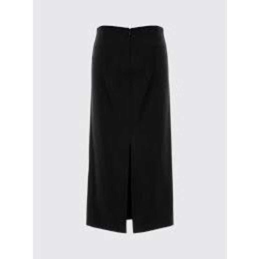 Jil Sander Midi Pencil Skirt Black Wool Blend Classic Old Money Career NWT
